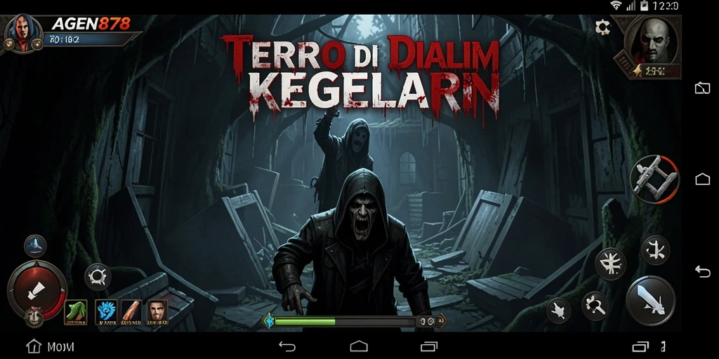 Gambaran menakutkan dari gameplay AGEN878 yang dramatis.