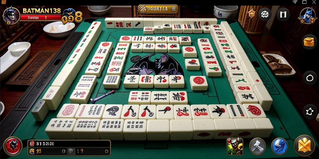 Screenshot utama BATMAN138 menampilkan antarmuka permainan Mahjong yang menarik.