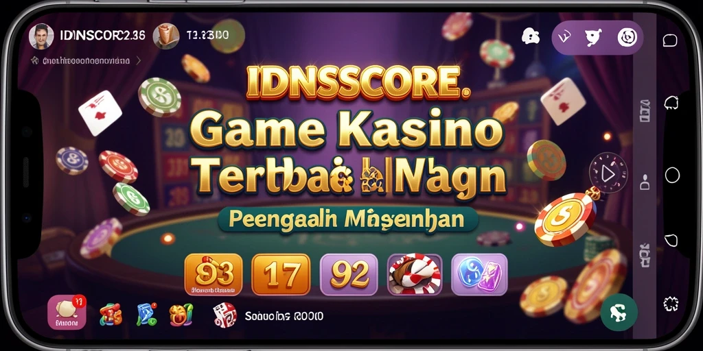 Gameplay IDNSCORE yang mengasyikkan dengan grafis menarik.