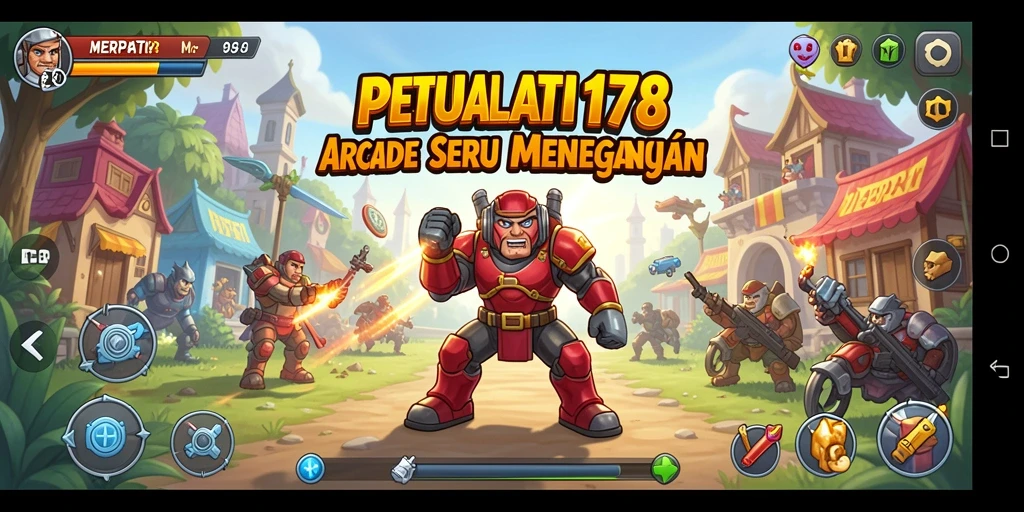 Tampilan gameplay seru MERPATI178 di dalam aksi Arcade.