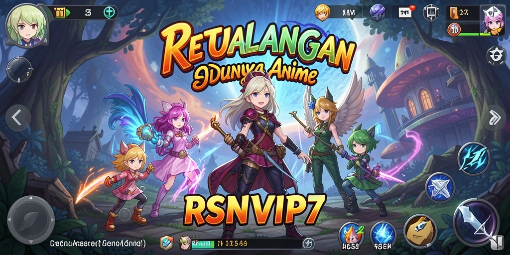 Gameplay seru dari RSNVIP7 dengan karakter anime yang menawan.